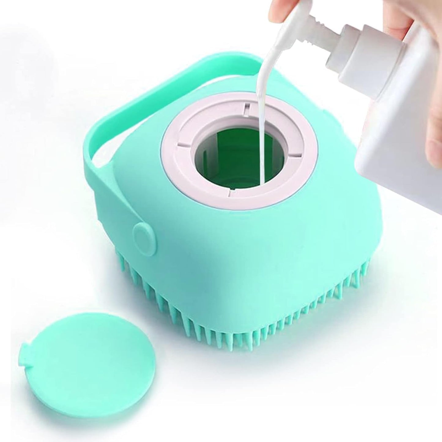 Agirav Tails Dog & Cat Bath Brush | Dog & Cat Shampoo Brush | Dog & Cat Scrubber for Bath | Dog Bath Brush Scrubber | Dog Shower/Washing Brush...