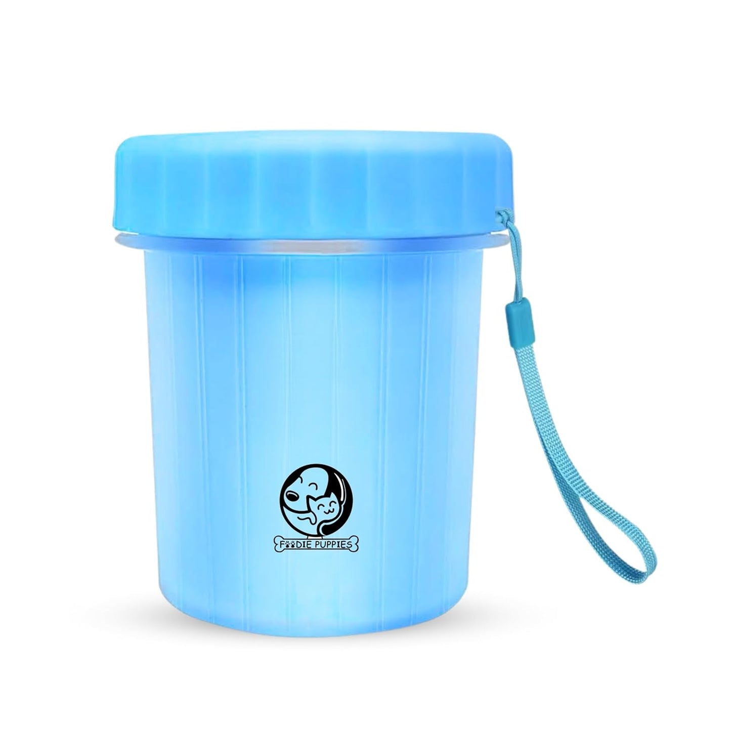 Foodie Puppies Foot Washing Cup, Pet Paw Cleaner Portable Dog Paw Washer with Soft Silicone Bristles for Quickly Cleaning Pets Muddy Feet - Color May Vary...