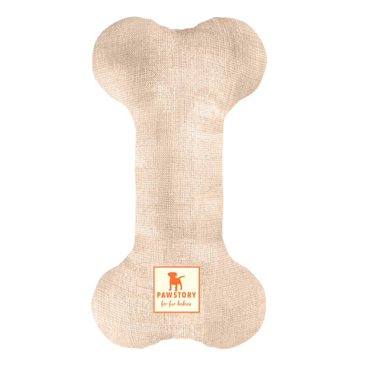 PAWSTORY Dog Chew Toy with Inbuilt Squeaker | Soft Plush Toy for Puppies & Dogs | Durable, Handcrafted for Moderate Chewers | Ideal for Teething, Playing & Cuddling | Perfect for Small & Large Dogs